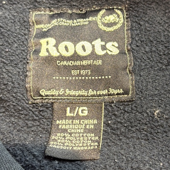 Roots Navy Blue Heritage Label Jacket Size Large - Picture 7 of 7